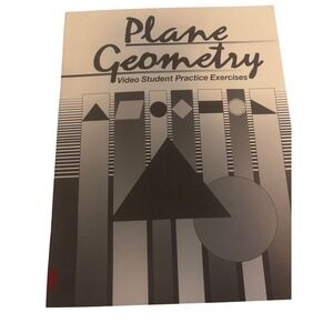 A Beka Academy Plane Geometry Workbook Student Practice Exercises Gray Math